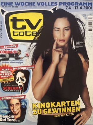 TV Total 2001 M Benicio Del Toro Rammstein Glashaus Jeanette Biedermann