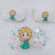 3 Pcs/set Children Cartoon Princess Hair Clip Girl Cute Hairclips Hairpin Bow