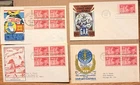 1949 Indianapolis IN, GAR Civil War Veterans, (4) Envelopes Final Encampment