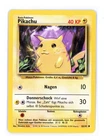 Pikachu 58/102 Base Base Set German/German Pokemon Card/Card Vintage DE