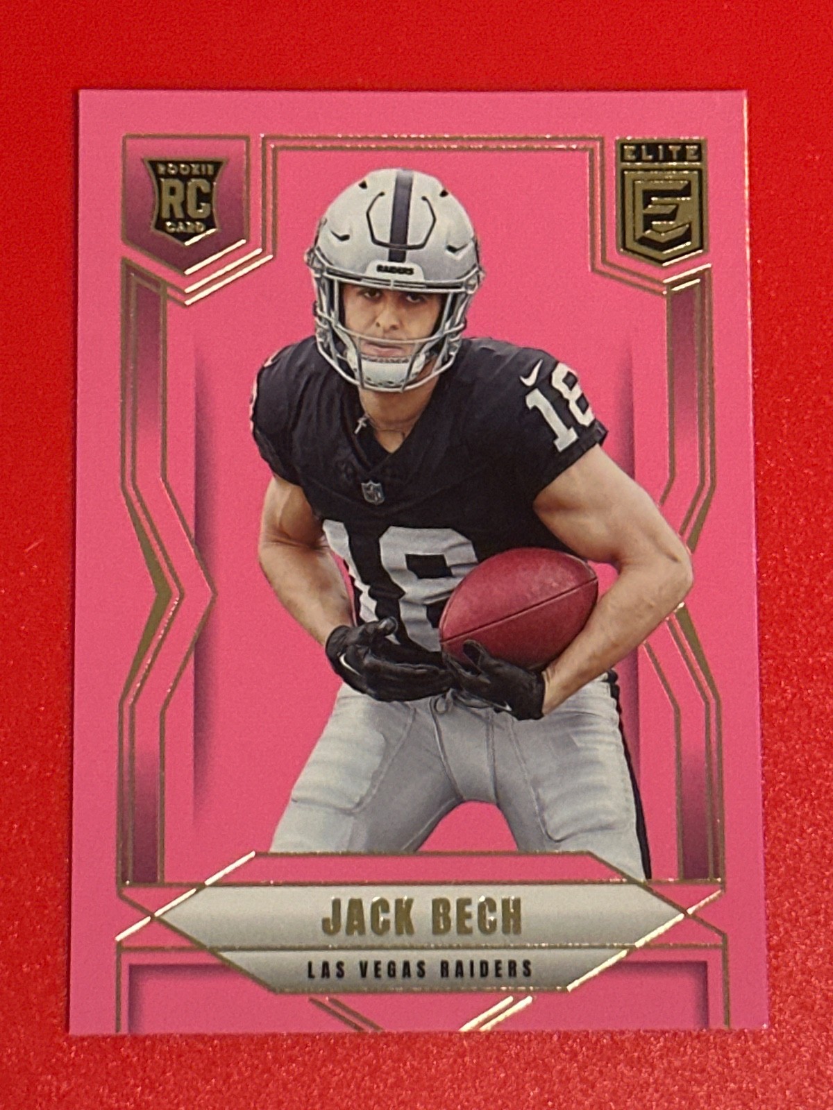 2025 Panini Donruss Elite - Rookies Jack Bech #177 Pink Ink (RC)