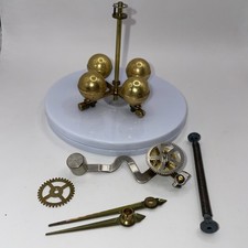 Brass four-ball torsion pendulum (anniversary /400-day clock pendulum) 6.5x6cm