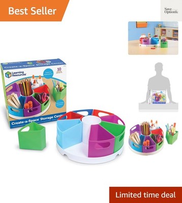 Create a Space Storage Center - Toy Desk Organizer, Classroom Workspace Must ...