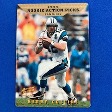 Kerry Collins 1995 Action Packed Rookies & Stars Rookie Card #98 Panthers. rookie card picture