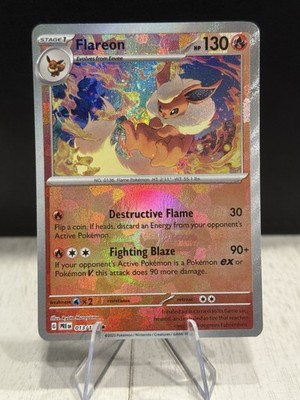 Pokémon TCG: S&V Prismatic Evolutions - Flareon Pokéball R 013/131 - NM+