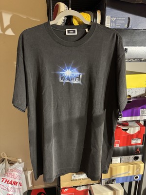Kith Translucent Box Logo Vintage Tee Black - Large - FW 23