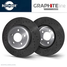 2x ROTINGER HIGH PERFORMANCE GRAPHITE SPORT-BREMSSCHEIBE VORNE VA - PORSCHE 911