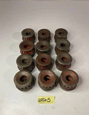 Lot of THREE (3) RIDGID 1" Die-Head Pipe Threaders (USED) 12R