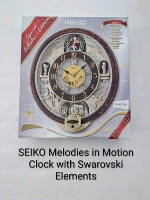 Seiko Melodies In Motion 2006 Special Collectors Edition Swarovski. QXM481BRH