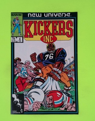 Kickers Inc. #4 1987 Marvel Comics 1st App High Grade Comic Book J62-256