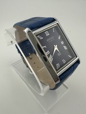 RARE BLUE SILVER Vintage Seiko Slim Quartz Men s Wrist Watch