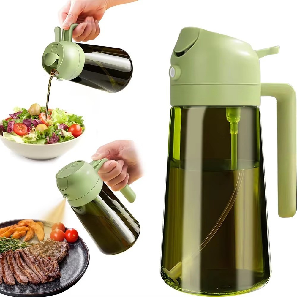 Sprayer For Cooking, 2 In 1 Olive Oil Dispenser Bottle For K