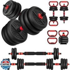 Dumbbell Set of 2, Adjustable Weights Dumbbells Set Pair, Free Weights for Wo