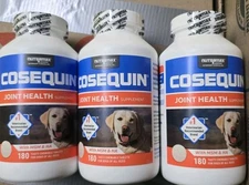 Lot Of 3 Cosequin Plus MSM Joint Health Supplement 180x3  Tablets Exp 2028
