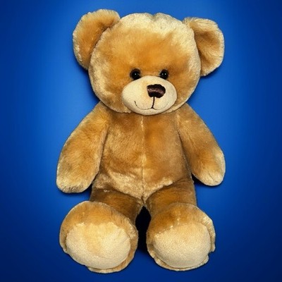 Build a Bear Workshop Brown Teddy Bear Plush Stuffed Animal 16'' No Sound