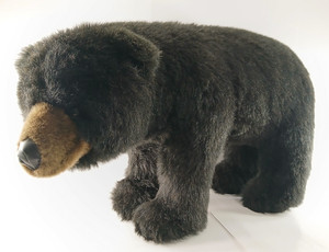 The Hen House Ditz Designs BLACK BEAR Stuffed 30" Foot Rest Foot Stool Ottoman!