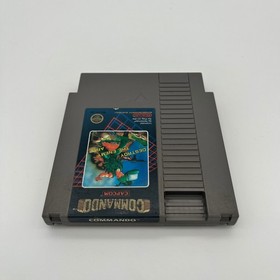 Commando Nintendo NES Cart Capcom 1986 Classic Action Game US 3 Screw Retro