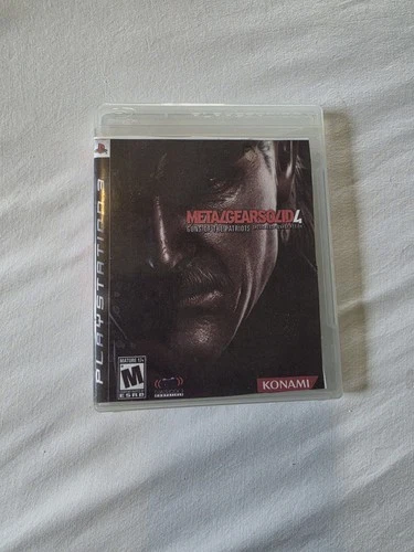 Konami Metal Gear Solid 4: Guns of the Patriots PS3 Action Shooter M NTSC Manual