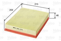 Luftfilter Valeo 585279 Filtereinsatz FüR Opel Ford V87 Gu Sierra Scorpio Omega