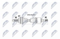 NTY Antriebswelle Links, Vorderachse U.A. FüR Nissan, Opel, Renault, Vauxhall
