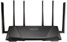 ASUS RT-AC3200 Wireless-AC3200 router Gigabit tri-band 4 porte di rete