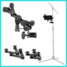 HM-MTH Microphone Music Stand Tablet Smartphone Holder Mount - Fits Devices f...