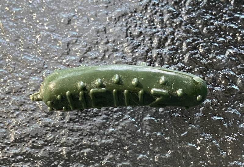 Heinz Green Pickle Plastic Pin