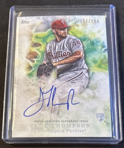 2017 Topps Inception Rookie Autographs #110 Jake Thompson /299 (AU, RC) Phillies - Picture 1 of 2