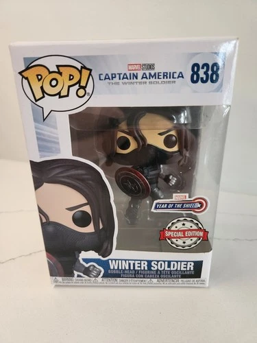 Funko Pop! Vinyl Marvel Winter Soldier Special Edition #838 Year of the Shield