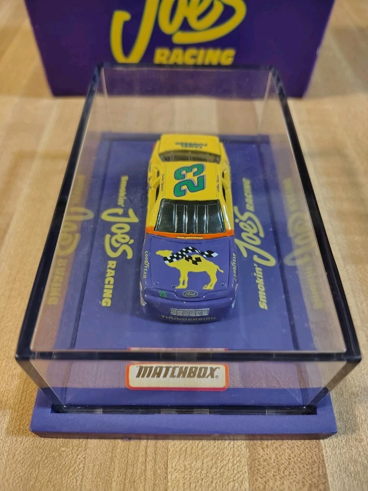 1994 Matchbox Jimmy Spencer #23 SMOKIN' JOE'S Ford Thunderbird T-Bird w/ Box - Image 3 of 4