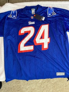 Nwt Pro Line New England Patriots Ty Law Royal Blue Throwback Jersey Men 3xl 90s Ebay