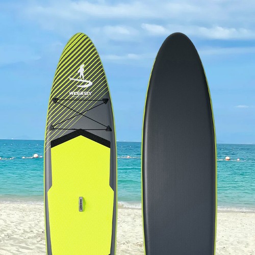Inflatable Stand Up Paddle Board 10 ft Sup SurfBoard Black with Paddle Accessoud - Picture 5 of 9