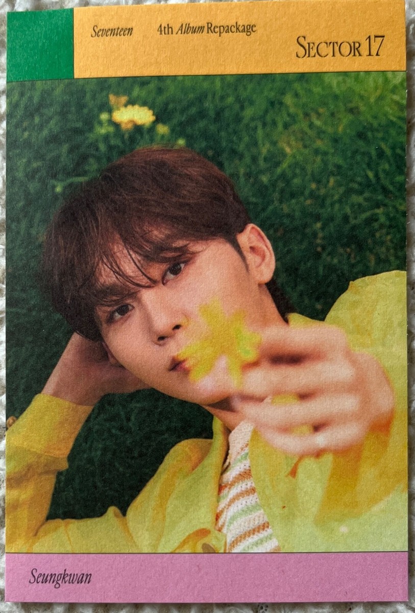 SEVENTEEN - 4TH REPACKAGE ALBUM SECTOR 17 Official PHOTOCARD FILM