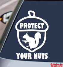 Protect Your Nuts Squirrel Pistol Gun Vinyl Decal Sticker Car Window Bumper Jdm Protect Your Nuts Squirrel Pistol Gun Vinyl Decal Sticker Car Window Bumper Jdm