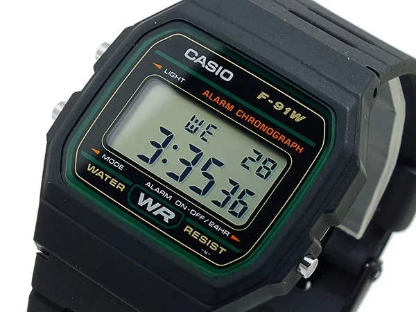 Casio Digital Classic Sports Chronograph Alarm Stopwatch F-91W-3DG Men's Watch  - image 2 of 4