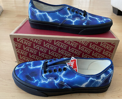 blue vans lightning