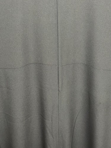 Kimono Tomesode japonés vintage poliéster flor negra escudo familiar altura 61 pulgadas - Imagen 8 de 23