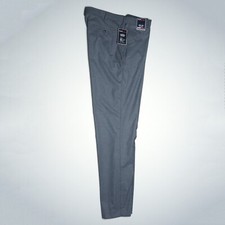 Roundtree  Yorke TravelSmart Pants LT 38"x36" Tall Gray Easy Care Comfort NWT