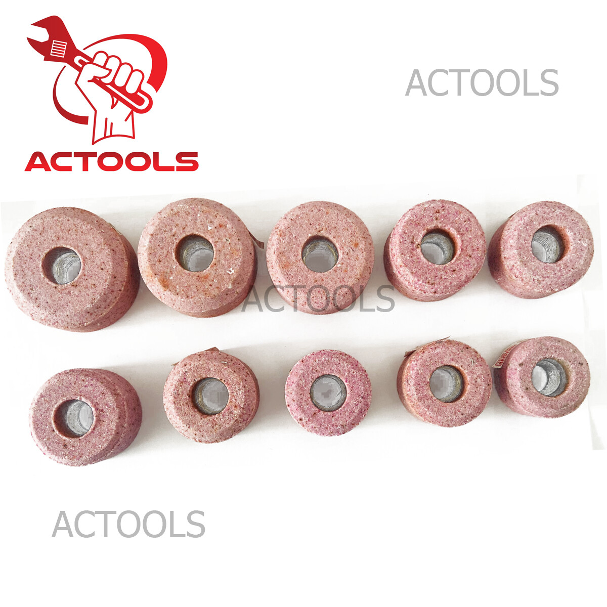 Sioux Valve Seat Grinding Stones Set Of 10 Pcs For 11/16" Thread 80