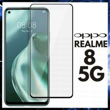 CURVED TEMPERED GLASS FILM FOR OPPO REALME 8 5G TOTAL PROTECTION 3D 5D 9D