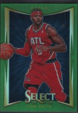 2012-13 Panini Select Basketball Josh Smith #4 GREEN 6/10