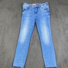 Pilcro and The Letterpress Anthropologie High Rise Skinny Ankle Jeans 27 28x24 