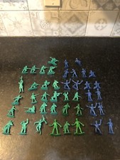 Military Plus Other Action Figures 43 Piece Set Plastic Men Lot