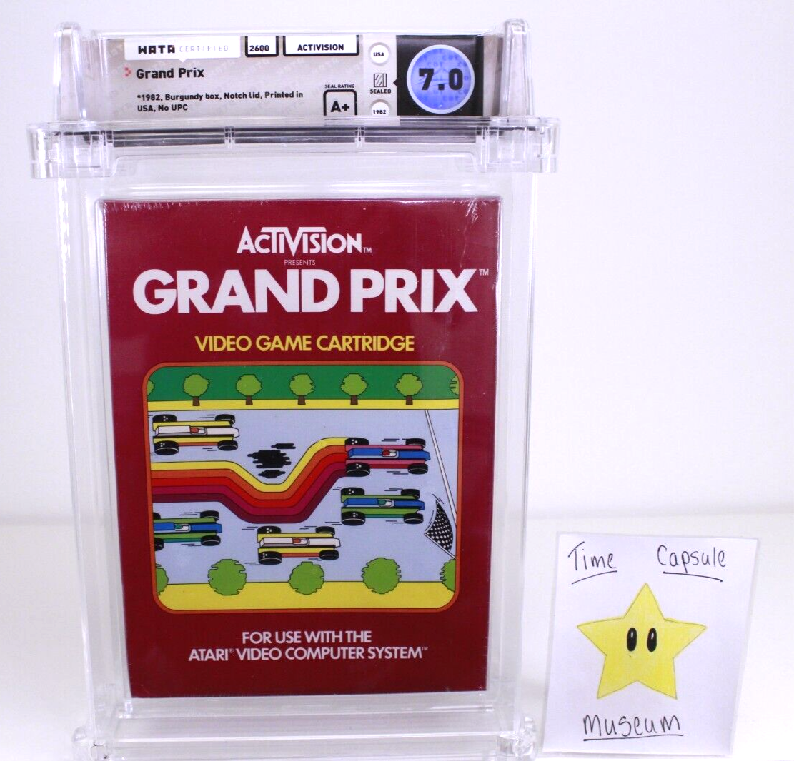 Jeu de maths Grand Prix Atari 2600 avec manuel/instructions