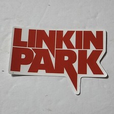 Linkin Park Red  White Logo Band Music Vinyl Sticker New 3 1/8"