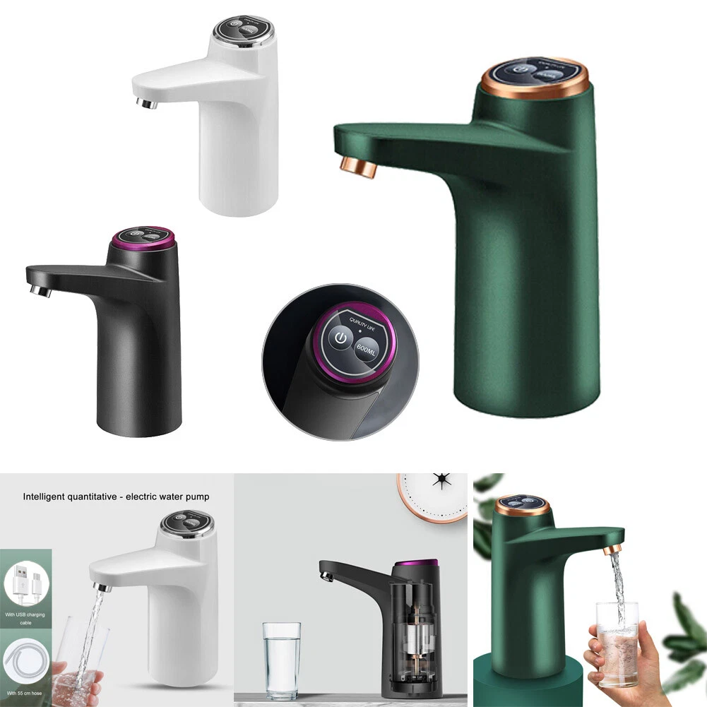 Electric Portable Water Pump Dispenser Switch USB Rechargeable Drinking  Bottle | eBay