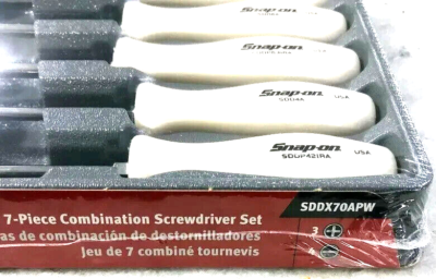 入手困難】スナップオン ドライバーセット パールホワイト SDDX70APW