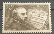 STAMP / TIMBRE FRANCE NEUF** N° 542  EMMANUEL CHABRIER 1942