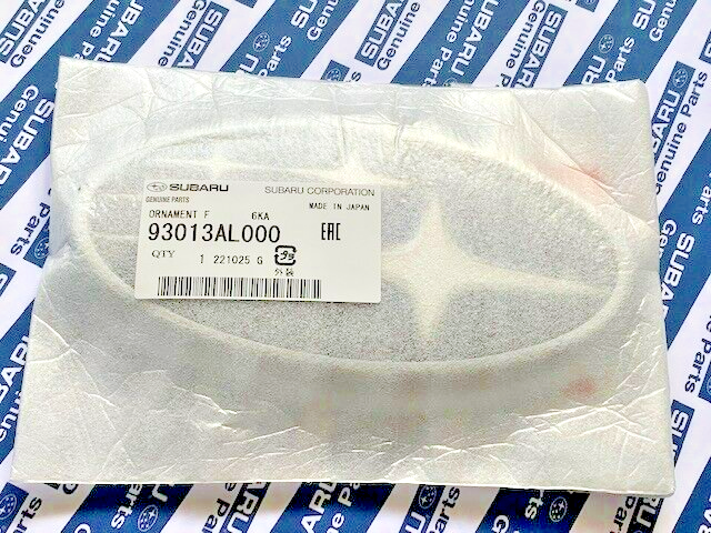 小田急OER社紋プレート NEW OEM Subaru Front Grille Emblem Forester Legacy Outback CHECK