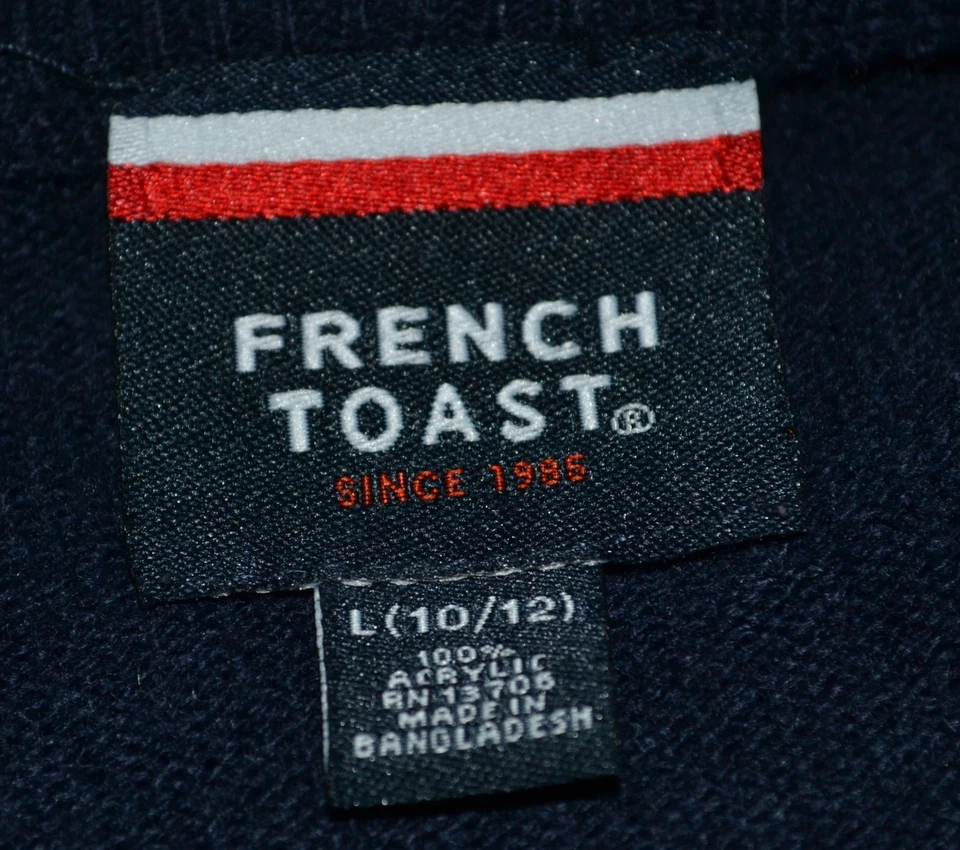 Cárdigan Suéter Niños Niños Talla L 10/12 Uniforme Escolar Brindis Francés Niños Foto 4 de 4